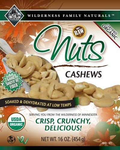 Whole Raw Organic Cashews