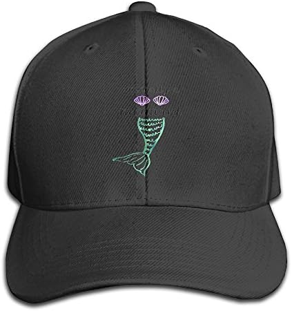 HXXUAN Baseball Hats Really Mermaid Shell Snapback Sandwich Cap Adjustable Peaked Trucker Cap