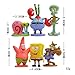 LW 6 pcs Lovely Animal Characters Toys Mini Figure Collection Playset, Cake Topper, Plant, Automobile Decoration