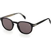 David Beckham Unisex Sunglasses, 807/Ir Black, 49
