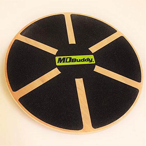 PRO Wooden Balance Board for Fitness, Fun, Core Exercise and Physical Therapy - Non-Slip Surface