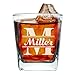 The Wedding Party Store, Custom Engraved Old Fashioned Double Wall Rocks Whiskey Glasses - Groomsmen or Groomsman - 9 oz - Personalized