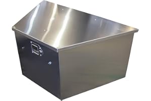Southland Trailers Heavy Duty Aluminum Trailer Tongue Tool Box with Lock and Keys for Pickup Trucks and A-Frame Utility, RV, 