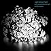 WishWorld Solar String Lights, 23ft 50LEDs Waterproof Fairy Blossom Flower Lights Decorative Lighting for Garden, Outdoor, Patio, Lawn and Holiday Decorations(Cool White)