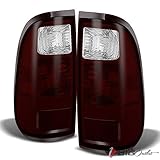 For 2008-2015 F250/350/450 Aftermarket Red Smoked Lens Tail Lights Brake Lamps LH+RH Pair L+R/2009 2010 2011 2012 2013
