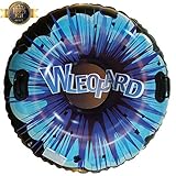 Wleopard Inflatable Snow Tube Sled Air Tubes with Grab Handles - Inflatable Round with Rapid Valves