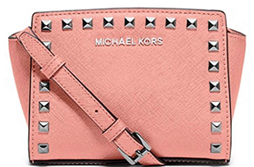 mk selma studded messenger