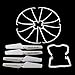 Coolplay® Spare Parts Main Blade Propeller Protectors Blades Frame Landing Skid Included Mounting Screws Replacement for Syma X5 X5C X5C-1 RC Quadcopter