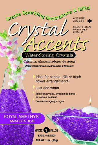 Crystal Accents CA-25R Royal Amethyst 1-Ounce Bag