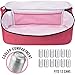Mesh Beach Tote Bag for Women w Insulated Picnic Cooler and Zipper Top – Large