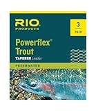 Rio: Powerflex Trout Leaders, 3 Pk, 7.5ft 5X