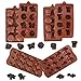 6 Pack Silicone Baking Molds, Dinosaur Mold Forest Theme Animal Mould with Shape of Dinosaur,Bear,Lion,Bee,Butterfly Etc, Food Grade Kid Molds for Cake Candy Chocolate Jelly Ice Cube Small Soap Making