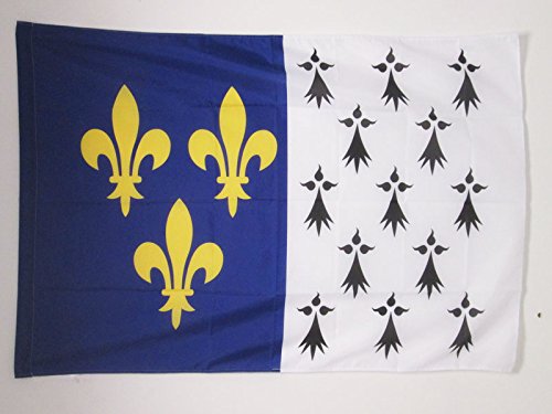 AZ FLAG - Vendée Coat of arms Flag - 2x3 Ft - catholic Banner with Sleeve - 100% Polyester - Fade Resistant - Vivid Colors - 2' x 3' Feet - 90x60 Cm