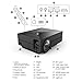 S1 LED LCD (WVGA) Mini Video Projector - International Version (No Warranty) - DIY Series - Black (FP8048S1-IV6)