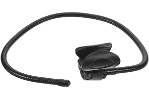 Alipis Hands-free Ergonomic Metal Neck Microphone Holder Stand for Guitar Singers Magicians Portable