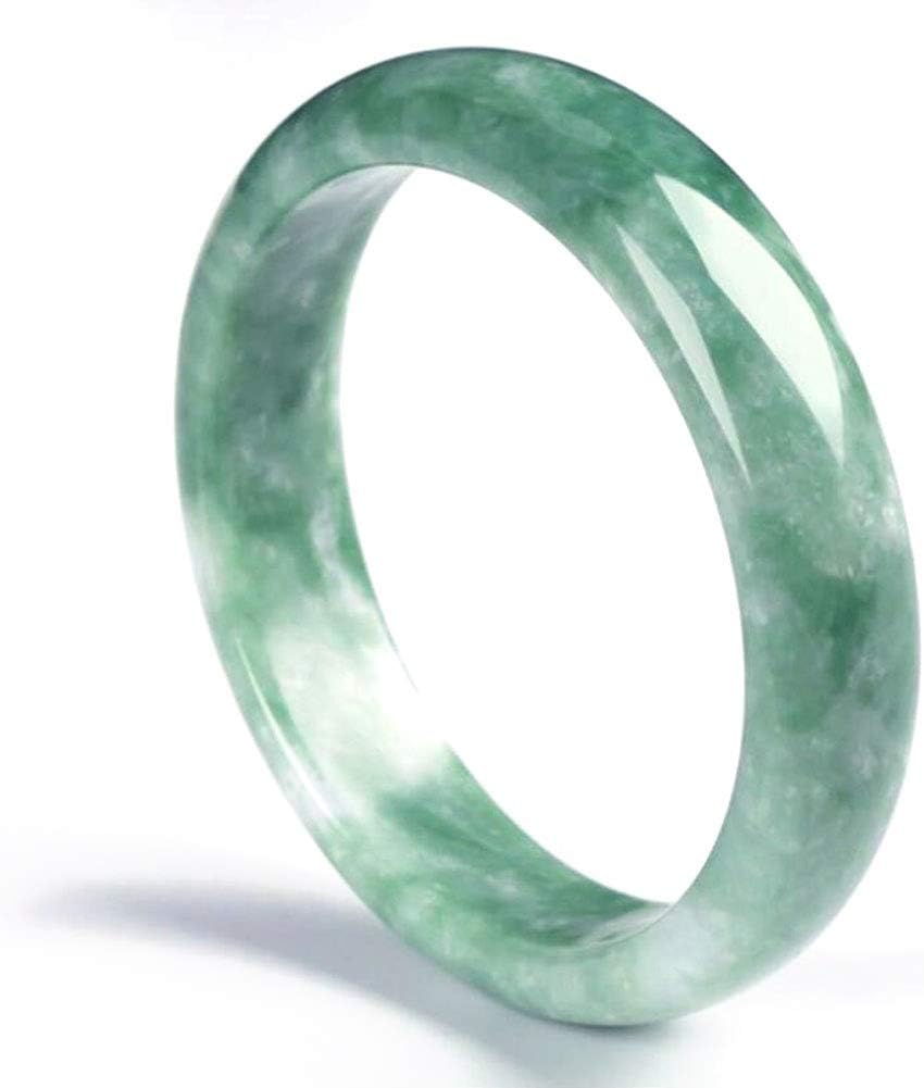 Auspicious CloudAuspicious Cloud Natural Calcite Jade Bangle Bracelet For Womens Green Color