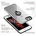 ICONFLANG for iPhone 6s / 6 Crystal Case with Ring Holder Kickstand Function, 360 Degree Rotating Ring Holder Grip Case Ultra Slim Thin Hard Cover for iPhone 6s / 6 (4.7 inches) (Clear)