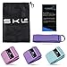 SKL Resistance Bands Set Exercise Band Non Slip Fabric Workout Bands for Strength Training, Physical Therapy, Yoga, Pilates, Rehab, Stretching (Pink,Purpel,Teal)