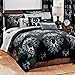 Bone Collector Comforter/Sham Set, Queen, Black/Grey