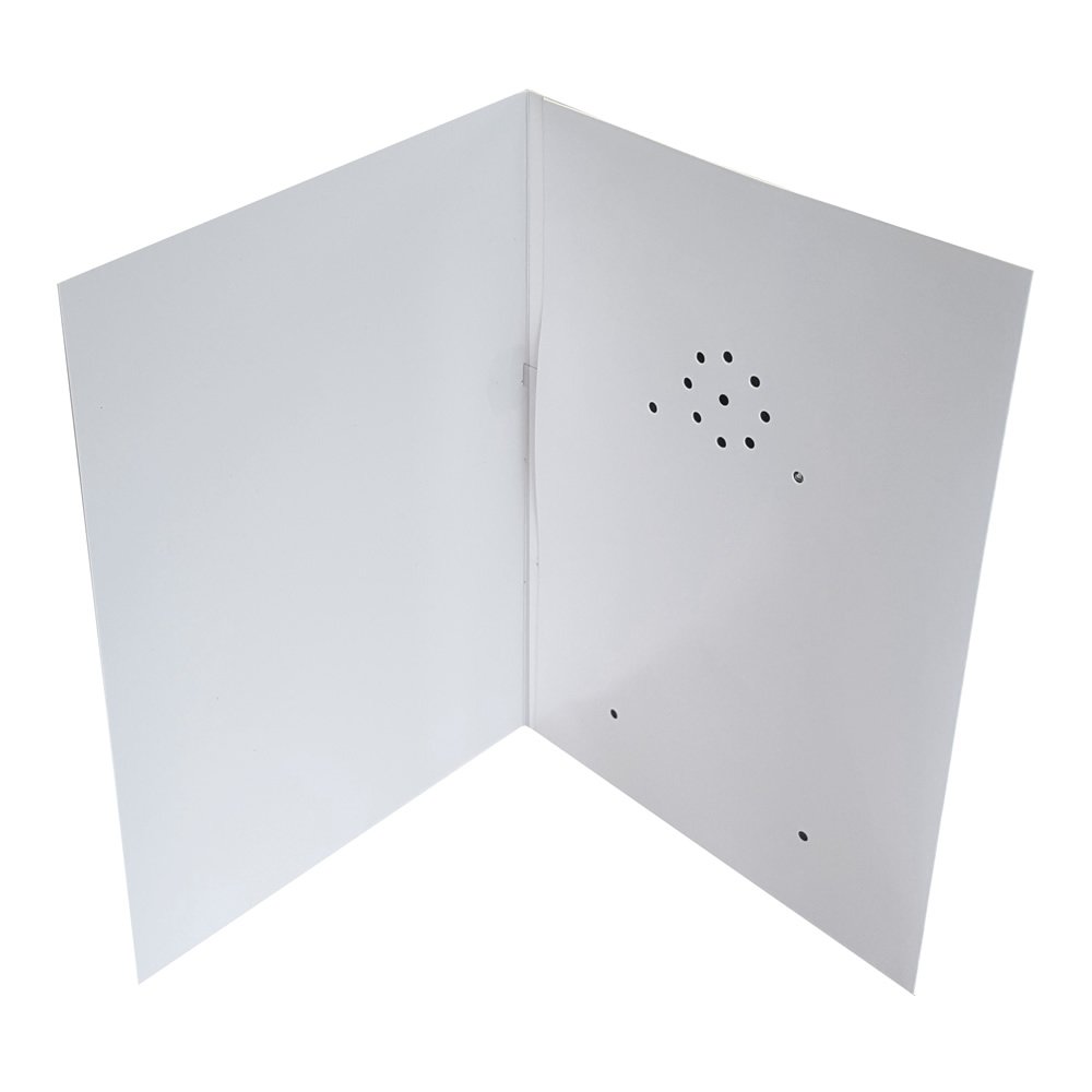 Talking Products, Voice Recordable Greeting Card, 40 Seconds Recording with Replaceable Batteries. Record and Send Your own Personal Voice Message,Music or Sound Effects for Birthday and Christmas