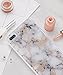 Spevert iPhone 7 Plus Case,iPhone 8 Plus Case,Marble Pattern Hybrid Hard Back Soft TPU Raised Edge Ultra-Thin Shock Absorption Protective Case for iPhone 7 Plus/iPhone 8 Plus - White
