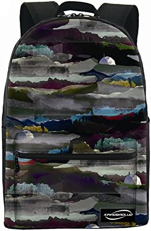 ZEADOR Christmas Gifts Kids Children School Bag Packbag (29x17x43cm Santa)