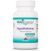 Nutricology Hypothalamus Bovine Glandular 500 mg, 100 Vegicaps | 500 mg Lyophilized Bovine Hypothalamus Tissue for Adrenal Balance and Endocrine Support, Hypoallergenic