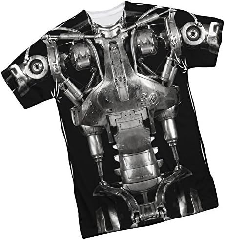 Endoskeleton Costume -- The Terminator Front/Back Sports Fabric T-Shirt, Small