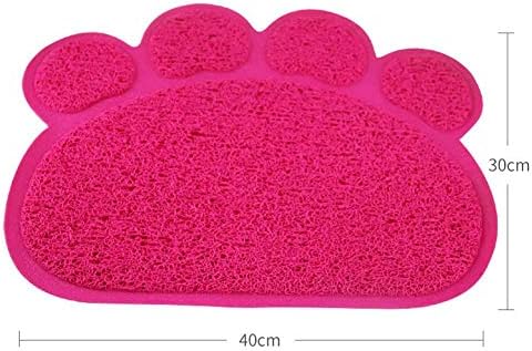 DDbrand Cats Litter Trapping Mats Pads 30 * 40cm PVC Elastic Fiber Mats for Cats Litter Boxes