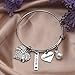 LParkin Godmother Gift Bangle Bracelets Godmothers Proposal Gifts From Godchild God-mother Present From Goddaughter Godson Baptism Meaningful Bracelet For Women
