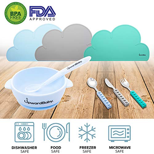 6 UpwardBaby+Silicone+Slip+Placemat+BabyToddlers
