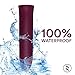 Bullet Vibrator | Cordless USB Rechargeable | Blazing Vibrating Bullet Adult Toy | 3 Speeds + 7 Pulsating Patterns, Deep Purple