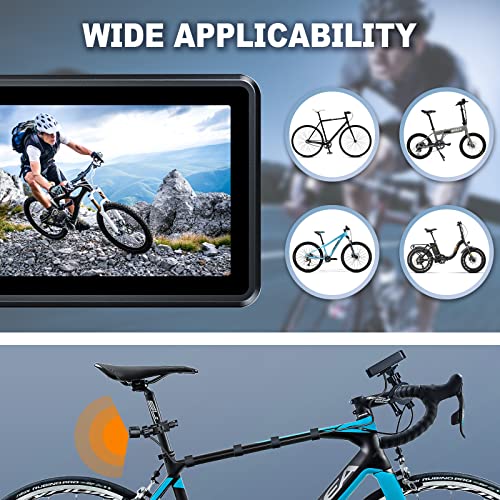 IPOZITO Bike Mirror,Bike Rear View Camera with 145° Adjustable Angle