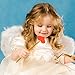 SEVADA Angel Wings for Girls, Christmas Angel Costume Wings, White Feather Angel Wing, Cosplay Accessories Christmas Wings for Kids Children Women