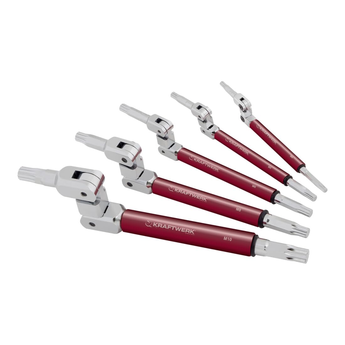 Kraftwerk 3627 5-Piece Spline Double Joint Spanner Set