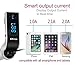 Bluetooth FM Transmitter,LDesign Wireless In-Car FM Adapter Car Kit with USB Car Charging for iPhone, Samsung, LG, HTC, Nexus, Motorola, Sony Android Smartphone - Silver