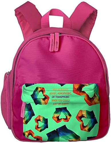 Why Be Racist Sexist Homophobic Transphobic When You Can Just Be Quiet Rainbow Student Backpack