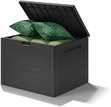 CASARIA Lille 190L Waterproof Garden Outdoor Storage Box Plastic Parcel Tool