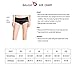 Baleaf Women's 3D Padded Coolmax Bicycle Cycling Underwear Shorts, Black, Small