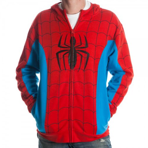 Marvel Spiderman Men's Red Costume Hoody - Image 3