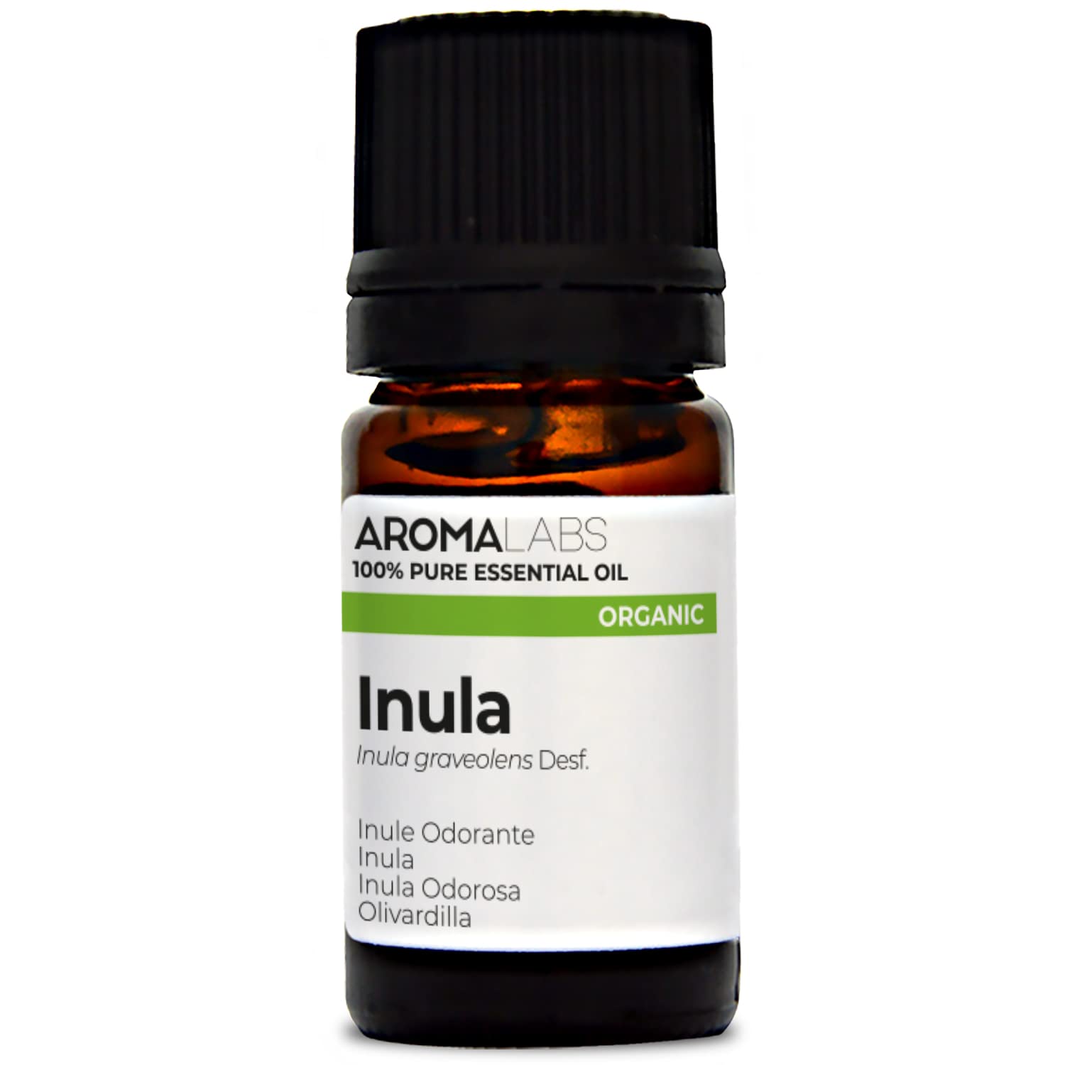 BIO - INULA Essential Oil - 5mL - 100% Pure, Natural, Chemotyped and AB/Cosmos Certified - AROMA LABS (French Brand)