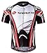 Bicycle Jersey for Men Cycling Wear Gym Quick Dry Outdoor Cycle Tops Road Biking Spin Shirt US M White Red