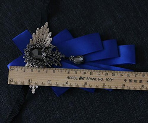 YanLen Groomsman Bridegroom Mens Bow Tie Fashion Bow Tie For Wedding Party (Black)