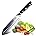 SANMUZUO Coltello Santoku da 18CM, coltello da chef in acciaio damasco giapponese VG-10, coltello da cucina ultra affilato con impugnatura a codolo intero in resina Rosso, serie LA-S9