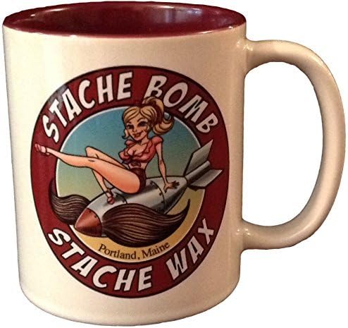 Stache Bomb Stache Wax Shaving Mug by Stache Bomb
