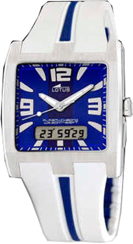 Precio Reloj Lotus de Caballero con crono y Alarma. Esfera Azul de 40x40 mm