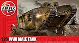 Airfix A01315 1:76 Scale WWI Male Tank Military Vehicles Classic Kit Series 1