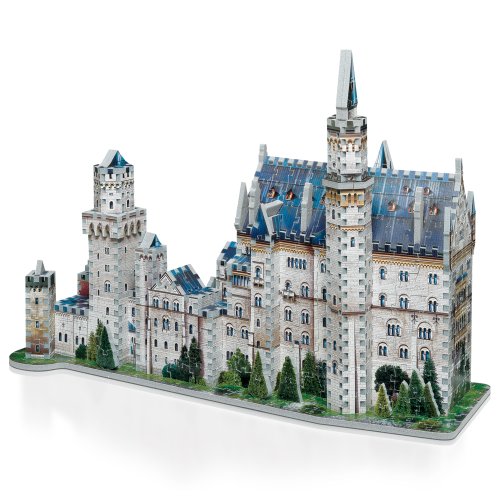 Neuschwanstein Castle 3D Jigsaw Puzzle, 890-Piece