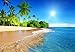 wall26 - Tropical Beach Shore Vacation - Canvas Art Wall Mural Decor - 100