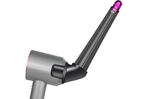 PUREGUST 0.78in-1.4in Conical Long Barrels Attachment and Adaptor for Dyson Hair Dryer Accessories, Transform Blow Dryer into a Long Hair cruler for Professional Barrels Curl and Wave Hair Rose